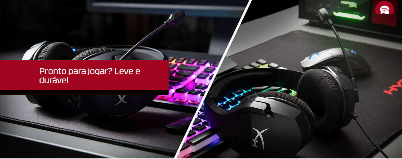 Headset Gamer HyperX Cloud Stinger Core 7.1 - HX-HSCSC2-BK/WW